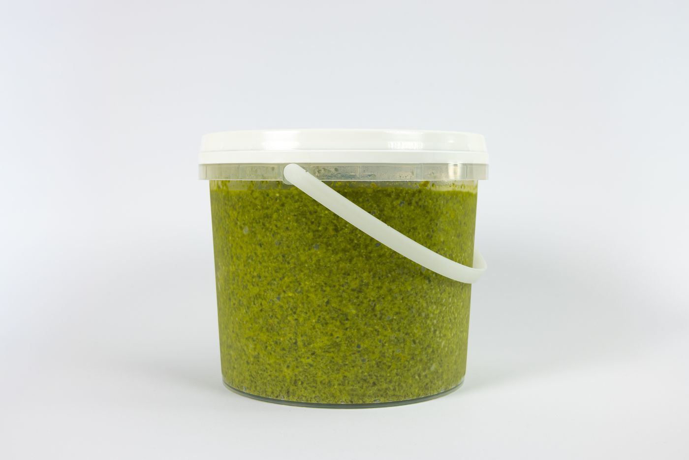 A 2kg tub of Crush Fresh Basil Pesto